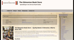 Desktop Screenshot of edmontonbookstore.com