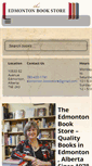 Mobile Screenshot of edmontonbookstore.com